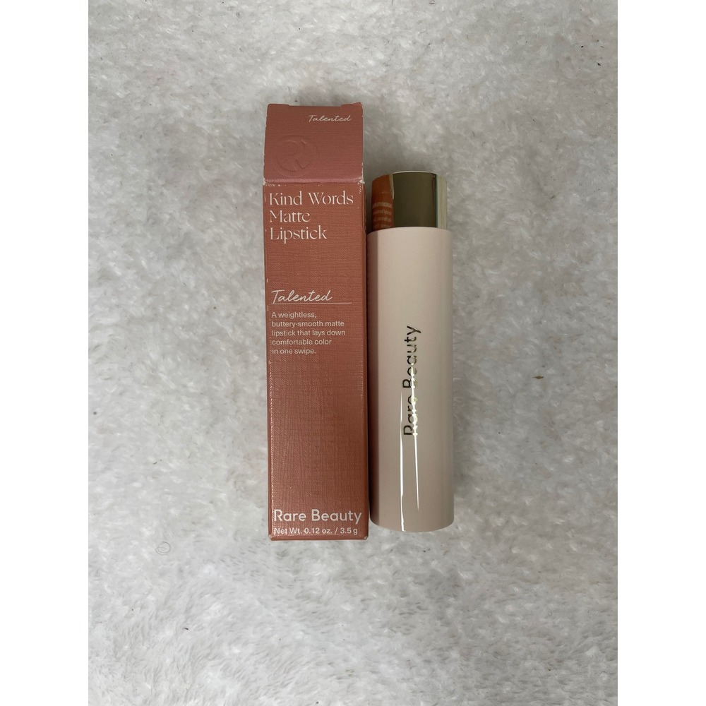 Rare Beauty Kind Words Matte Lipstick Talented Neutral Beige 0.12‎ oz NIB